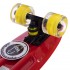 Скейтборд Пенни Penny LED WHEELS FISH Sport Trade SK-405-15 красный-черный-желтый