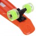 Скейтборд Пенни Penny LED WHEELS FISH Sport Trade SK-405-3 оранжевый-черный-зеленый