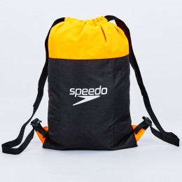 Рюкзак-мешок складной SPEEDO 809063C138 (полиэстер, р-р 45х34см, черный-оранжевый)