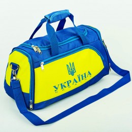 Сумка для спортзала Украина GA-5632-U (полиэстер, р-р 50x26x23см, синий-желтый)