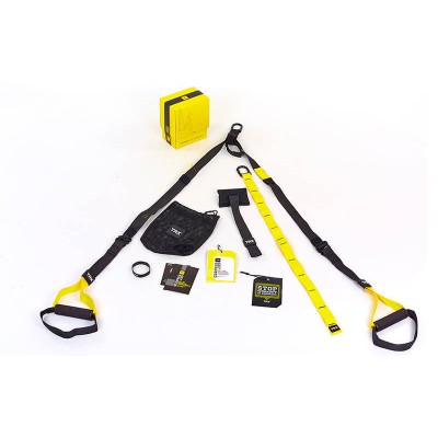 Петли TRX функциональный тренажер PRO PACK P3 HOME FI-3726-05 (петли подвесные, дверное крепление, DVD, сумка, черный-желтый)