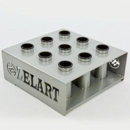 Подставка (стойка) для грифов вертикальная Zelart TA-8222 (металл, р-р44x44x16 cм)