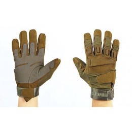 Перчатки тактические с закрытыми пальцами BLACKHAWK BC-4468-G (р-р L-XL, оливковый)