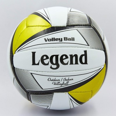 Мяч волейбольный PU LEGEND LG0160 (PU, №5, 3 слоя, сшит вручную)