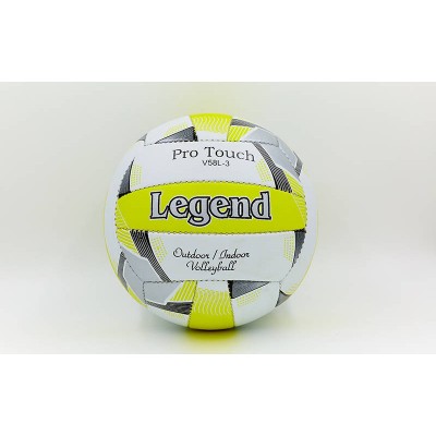 Мяч волейбольный PU LEGEND LG5403 (PU, №5, 3 слоя, сшит вручную)