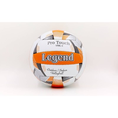 Мяч волейбольный PU LEGEND LG5405 (PU, №5, 3 слоя, сшит вручную)
