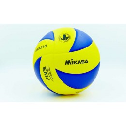 Мяч волейбольный Клееный PU MIKASA MVA-310 (PU, №5, 5 сл., клееный)
